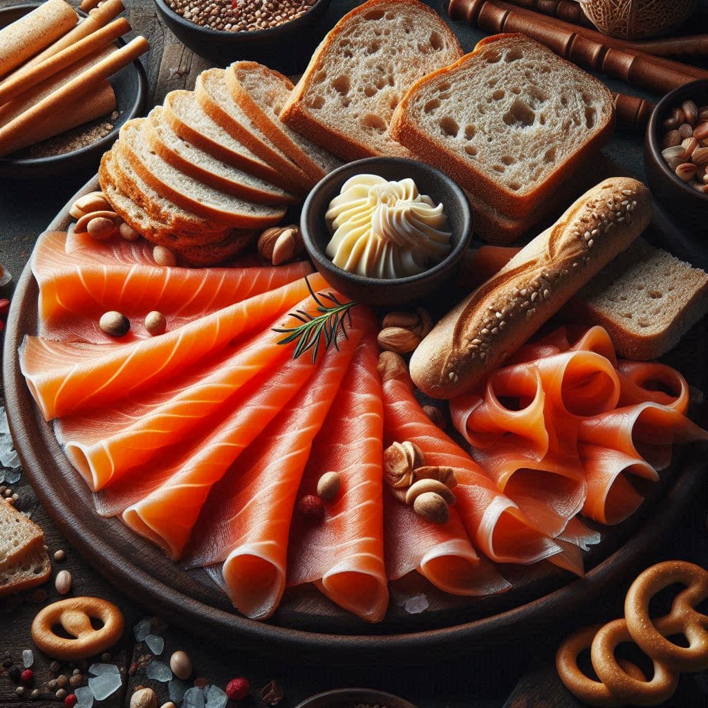 come abbinare il pane al salmone affumicato